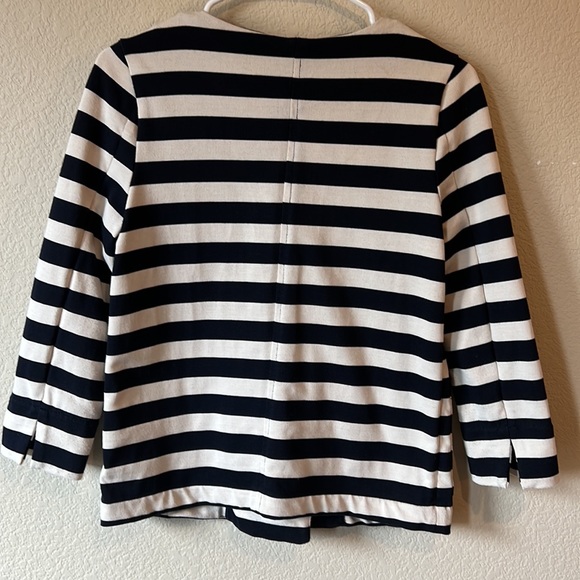 J. CREW Maritime Blazer Navy Stripe XS - Picture 9 of 12